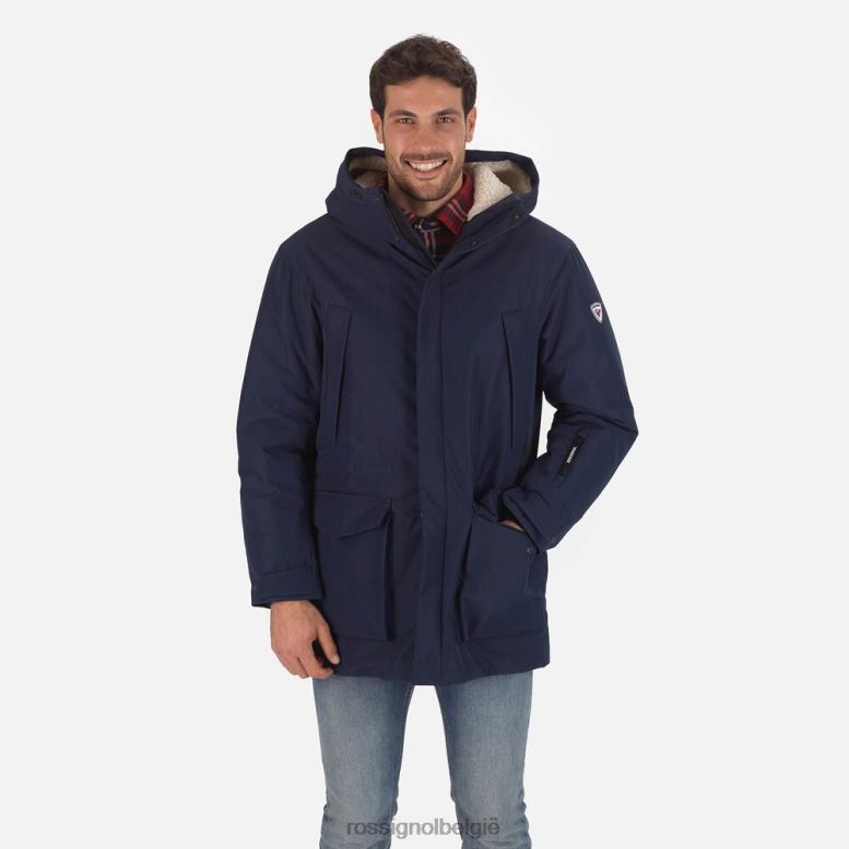 Heren parka-jas donkermarine toppen Rossignol NF00D524