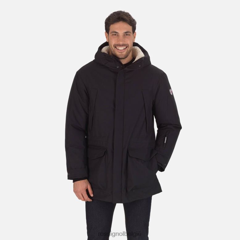 Heren parka-jas zwart toppen Rossignol NF00D289
