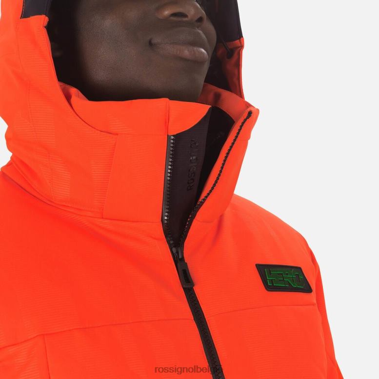 Heren Hero Depart ski-jas neonrood toppen Rossignol NF00D605