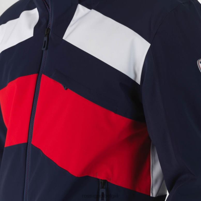 Heren Reageer merino ski-jas donkermarine toppen Rossignol NF00D181