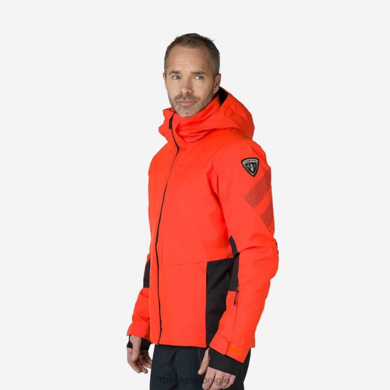 Heren all-speed ski-jas oxyoranje toppen Rossignol NF00D630