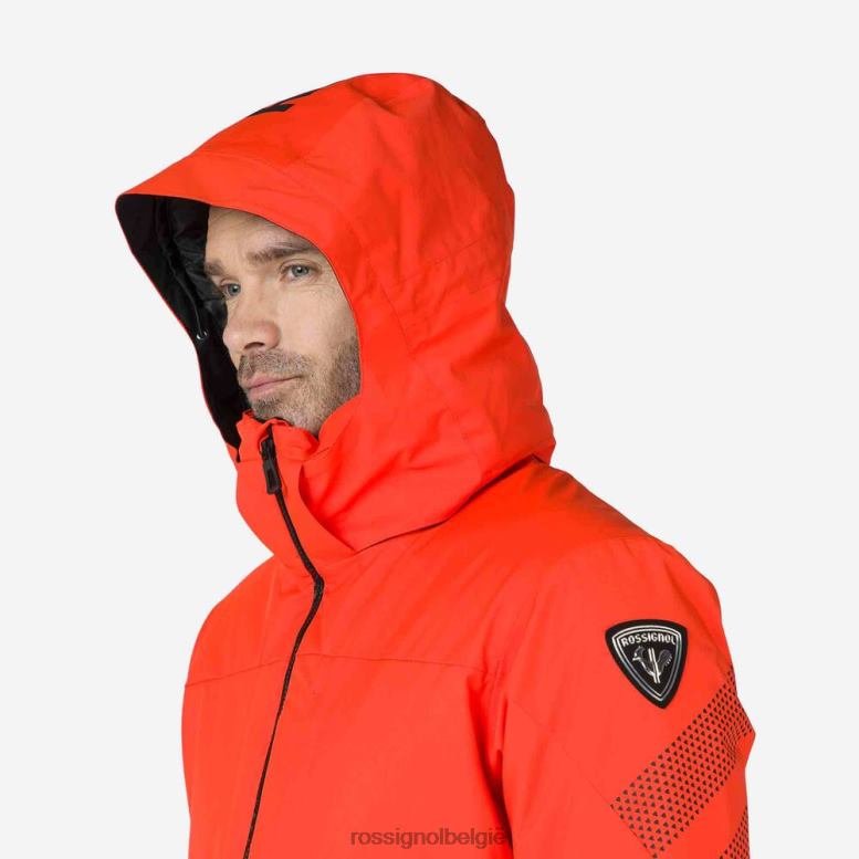 Heren all-speed ski-jas oxyoranje toppen Rossignol NF00D630