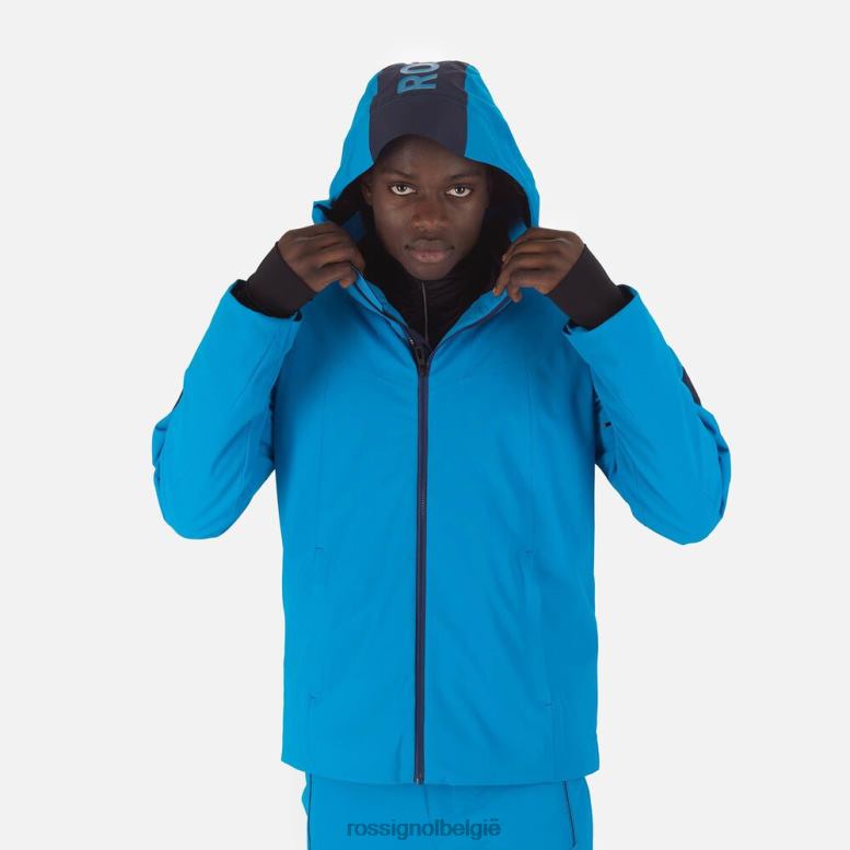 Heren controle ski-jas blauw toppen Rossignol NF00D123