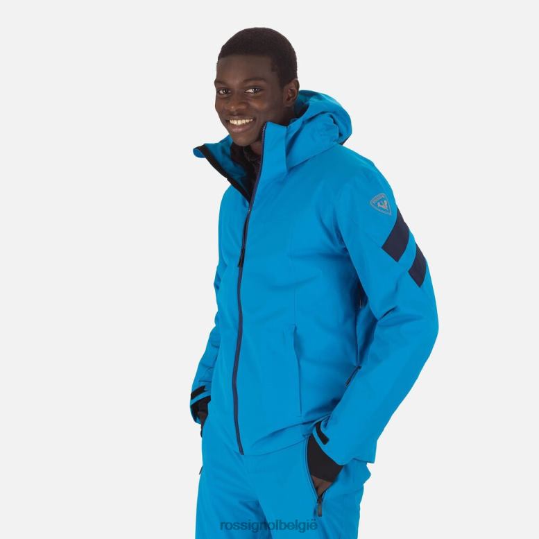 Heren controle ski-jas blauw toppen Rossignol NF00D123