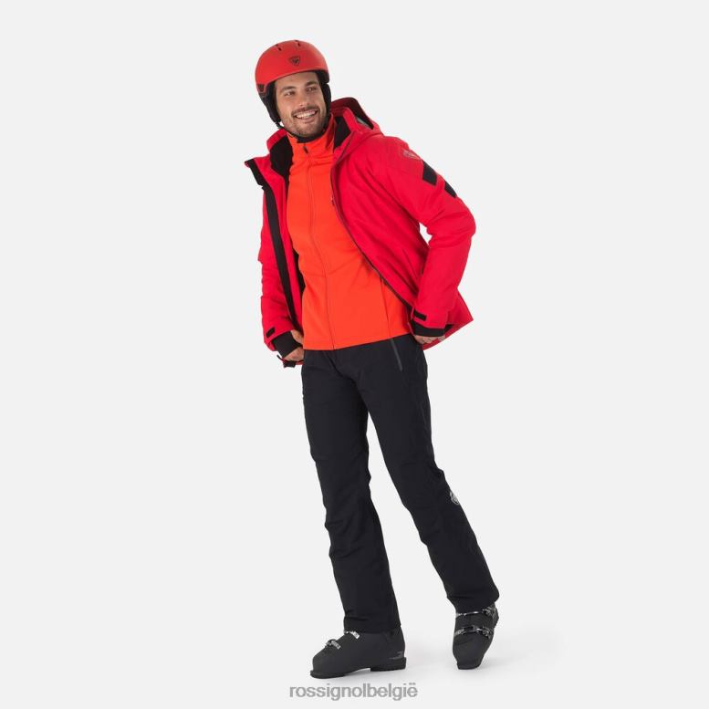 Heren controle ski-jas sport rood toppen Rossignol NF00D594