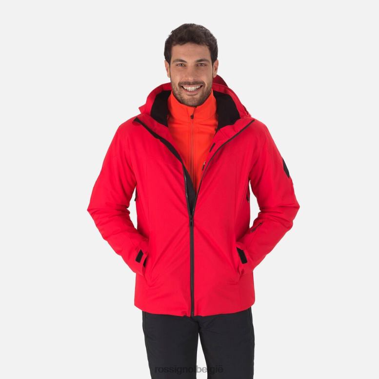 Heren controle ski-jas sport rood toppen Rossignol NF00D594