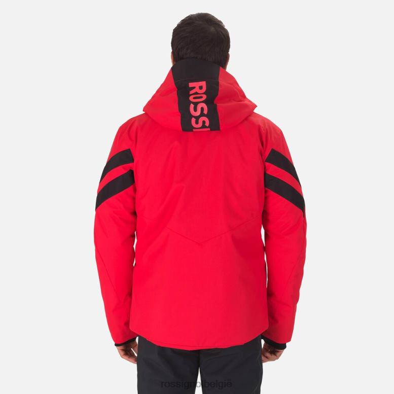 Heren controle ski-jas sport rood toppen Rossignol NF00D594