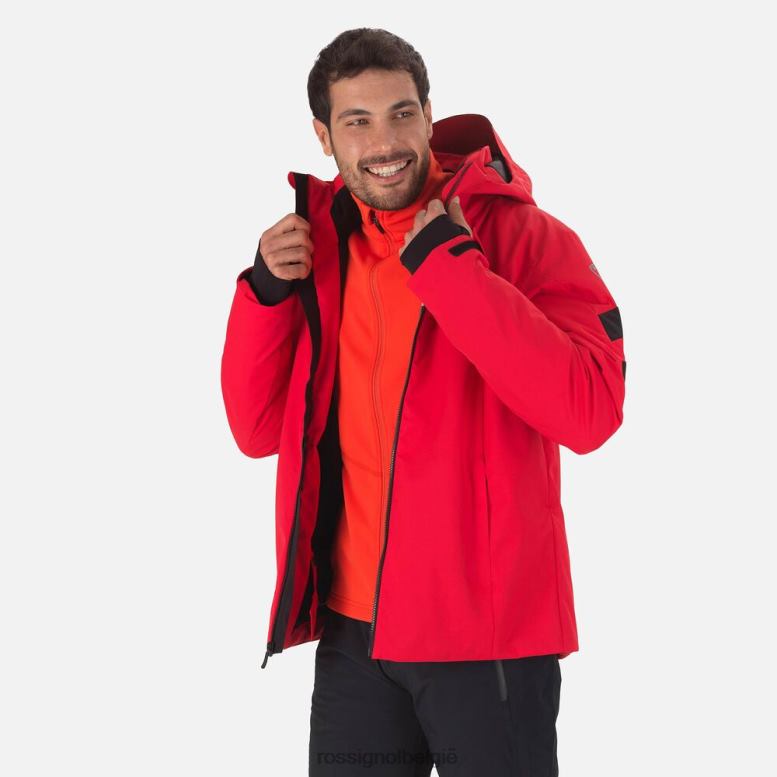 Heren controle ski-jas sport rood toppen Rossignol NF00D594