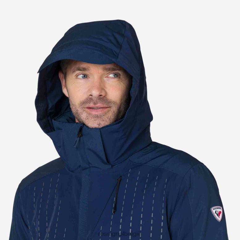Heren degraderen ski-jas donkermarine toppen Rossignol NF00D615