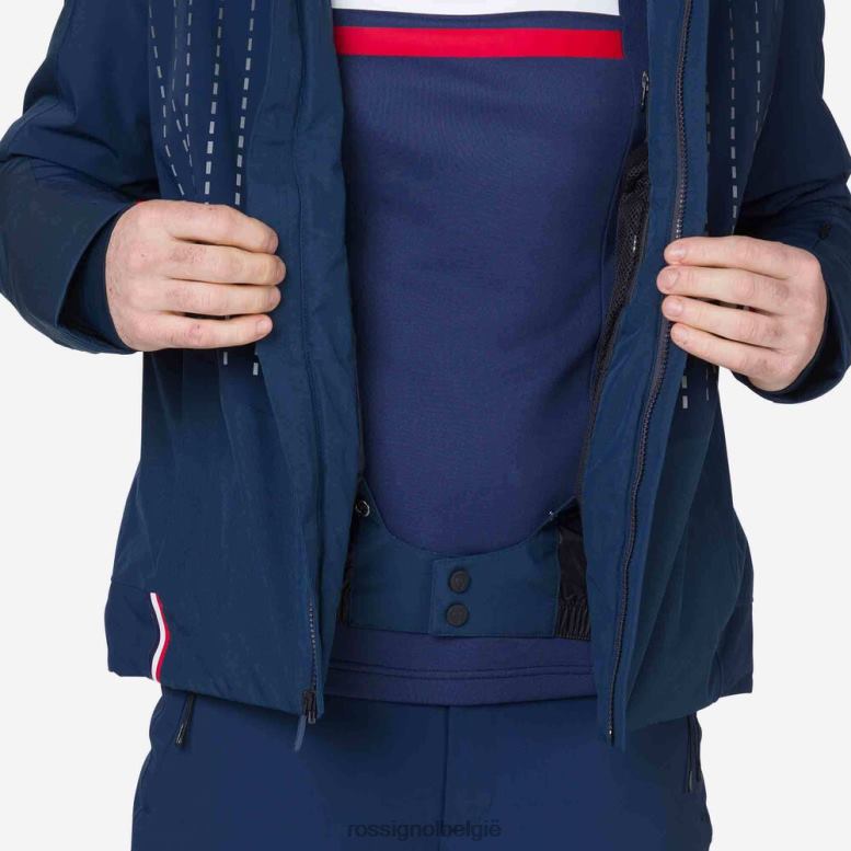 Heren degraderen ski-jas donkermarine toppen Rossignol NF00D615
