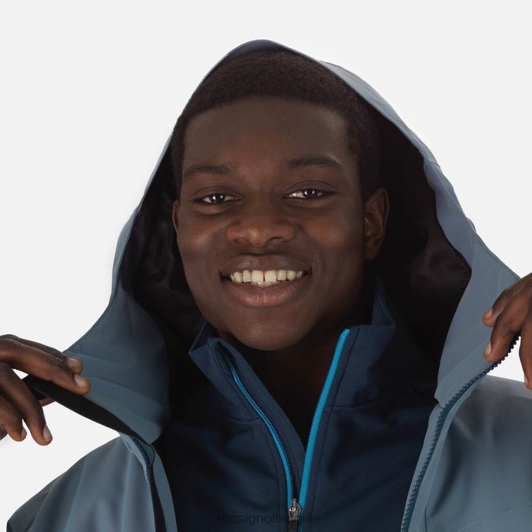 Heren functionele ski-jas blauw grijs toppen Rossignol NF00D118