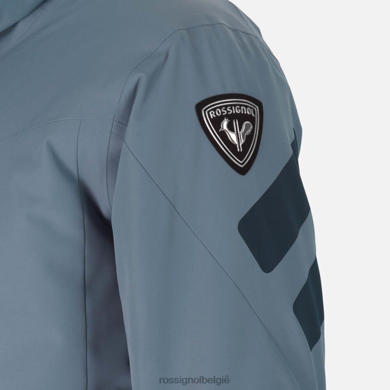 Heren functionele ski-jas blauw grijs toppen Rossignol NF00D118