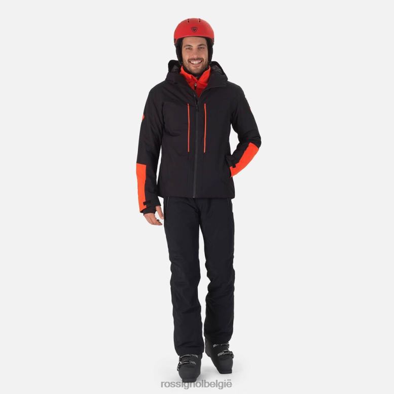 Heren functionele ski-jas carbon zwart toppen Rossignol NF00D164