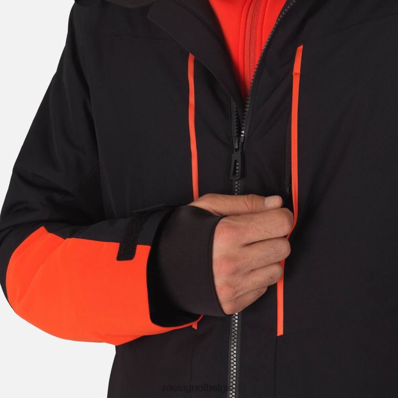 Heren functionele ski-jas carbon zwart toppen Rossignol NF00D164