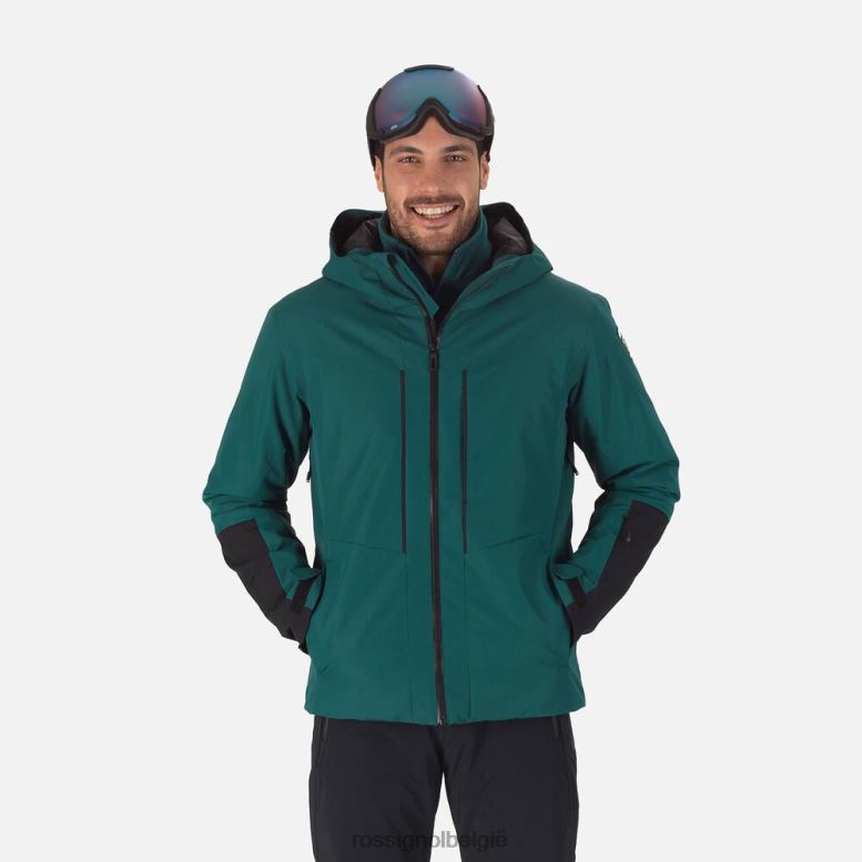 Heren functionele ski-jas diepblauw toppen Rossignol NF00D117
