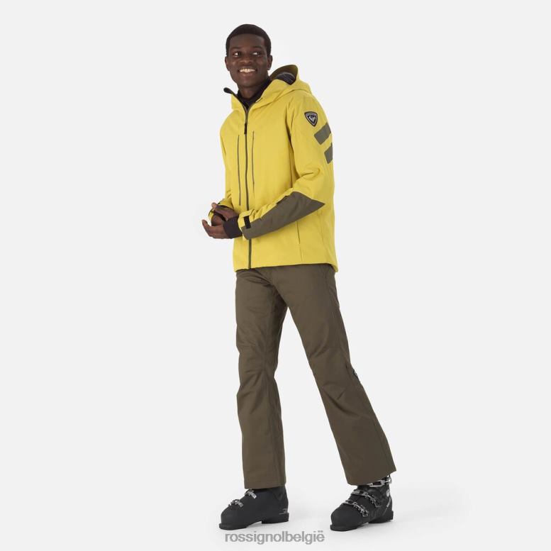 Heren functionele ski-jas tuinkersgroen toppen Rossignol NF00D186