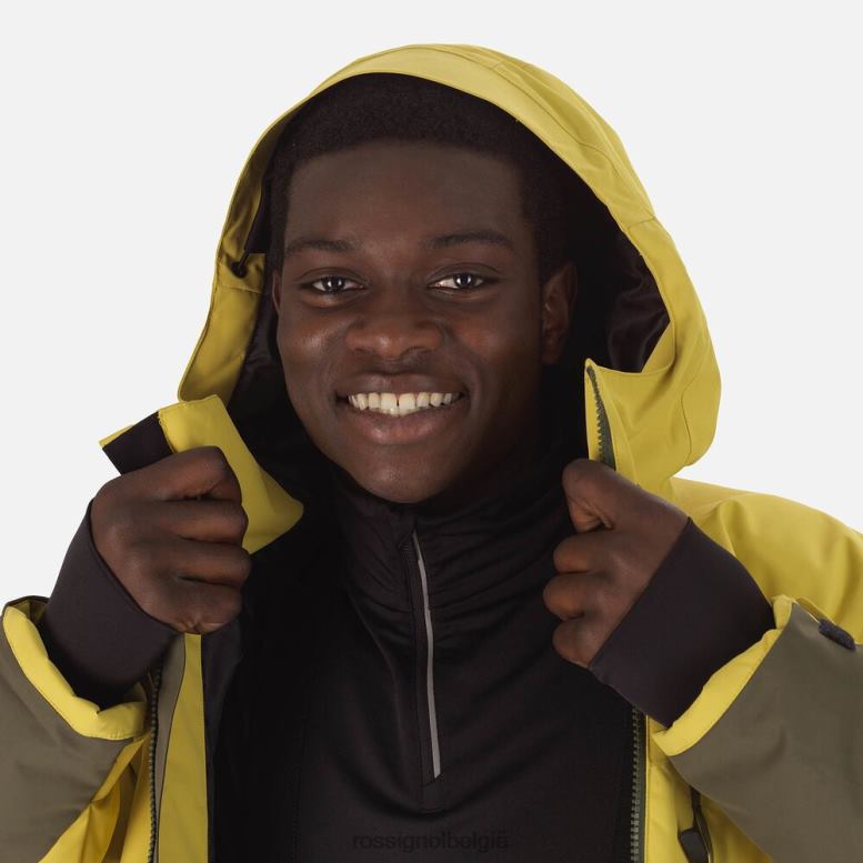 Heren functionele ski-jas tuinkersgroen toppen Rossignol NF00D186