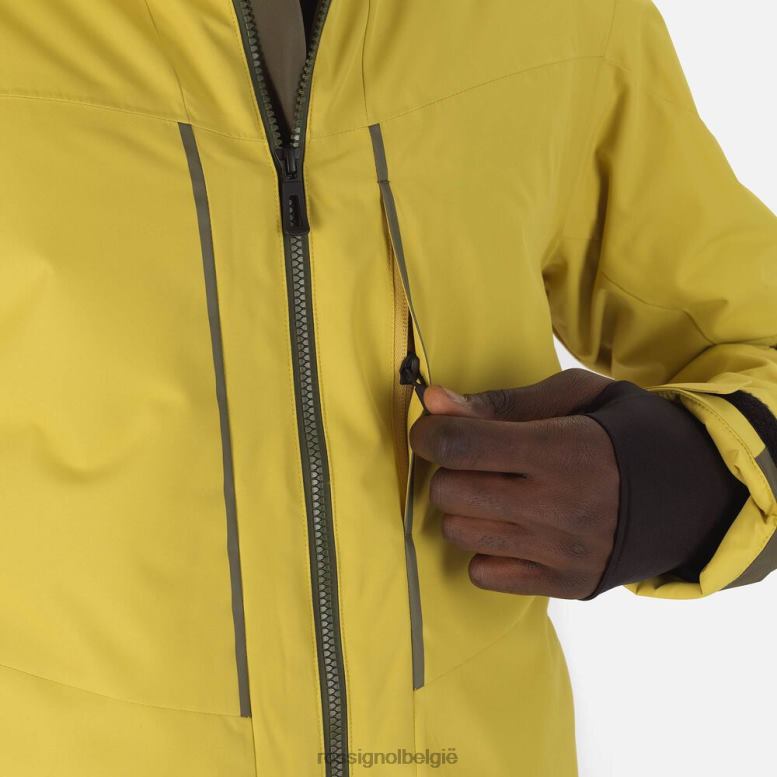 Heren functionele ski-jas tuinkersgroen toppen Rossignol NF00D186