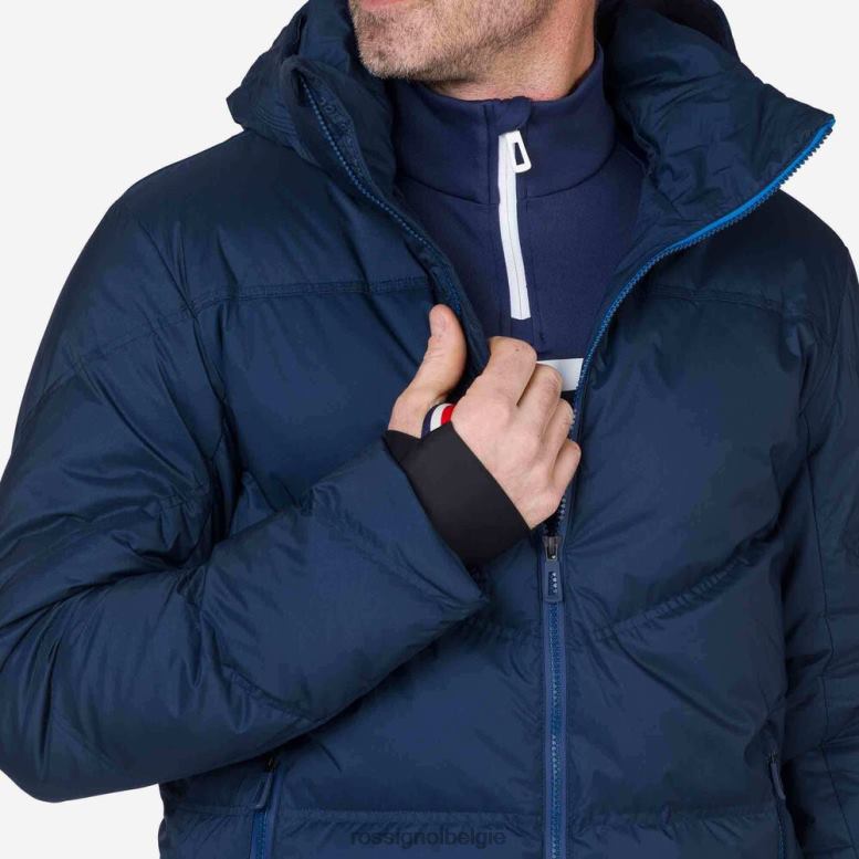 Heren kenmerkend merino dons ski-jack donkermarine toppen Rossignol NF00D611