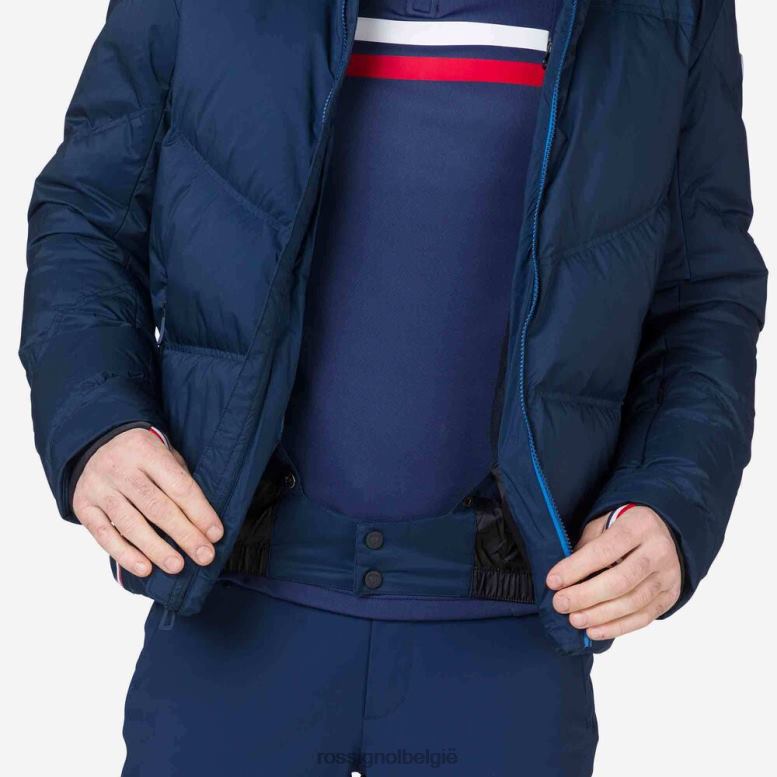 Heren kenmerkend merino dons ski-jack donkermarine toppen Rossignol NF00D611