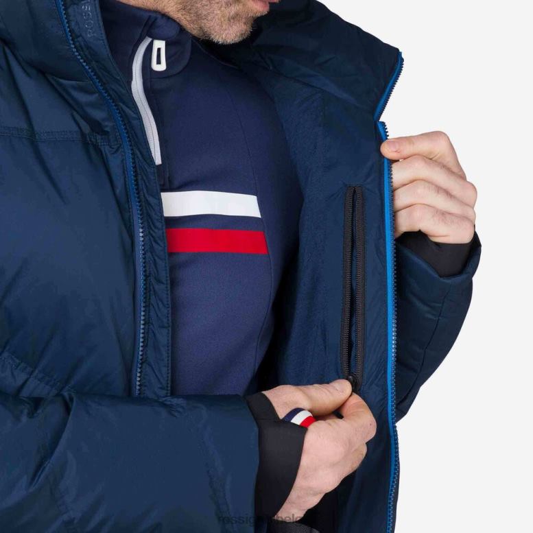 Heren kenmerkend merino dons ski-jack donkermarine toppen Rossignol NF00D611