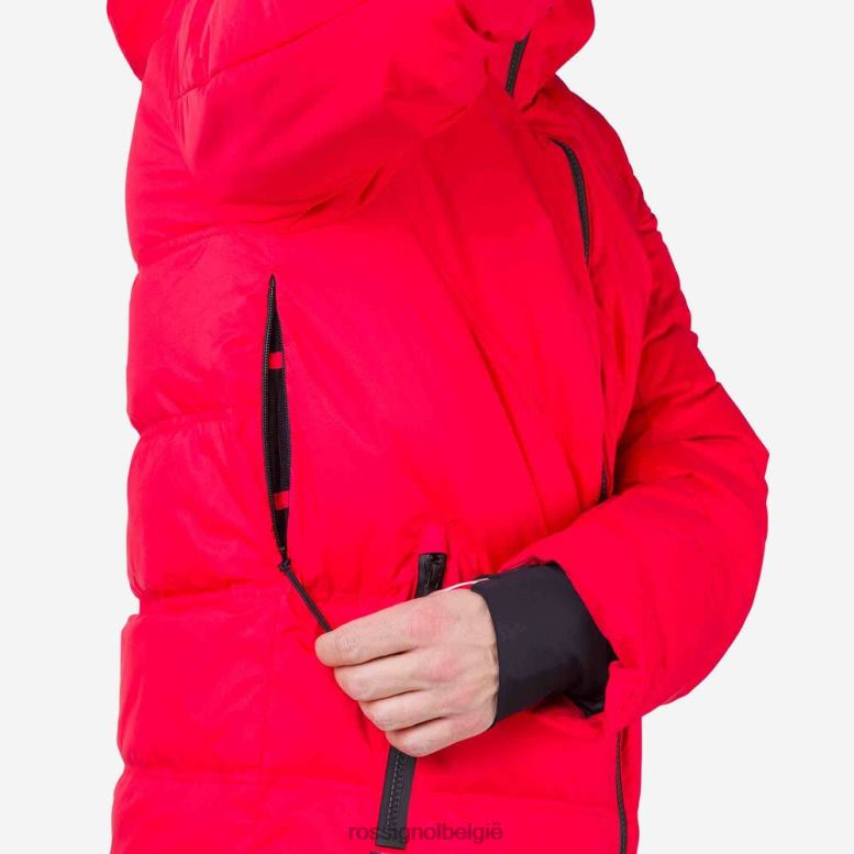 Heren kenmerkend merino dons ski-jack sportrood toppen Rossignol NF00D443