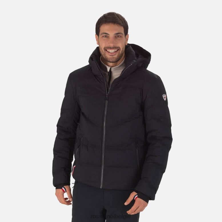 Heren kenmerkend merino dons ski-jack zwart toppen Rossignol NF00D409