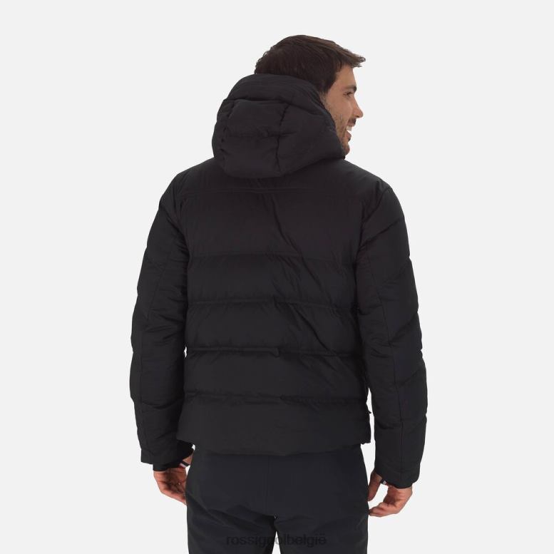 Heren kenmerkend merino dons ski-jack zwart toppen Rossignol NF00D409