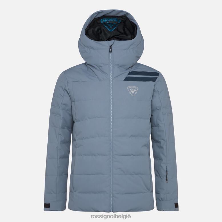 Heren rapide ski-jas blauw grijs toppen Rossignol NF00D138