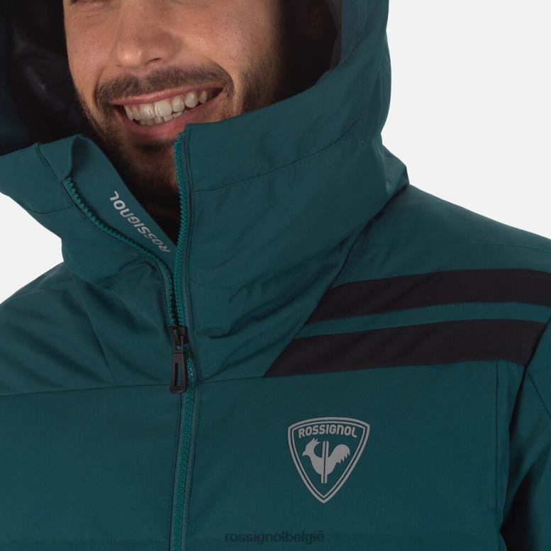 Heren rapide ski-jas diepblauw toppen Rossignol NF00D146