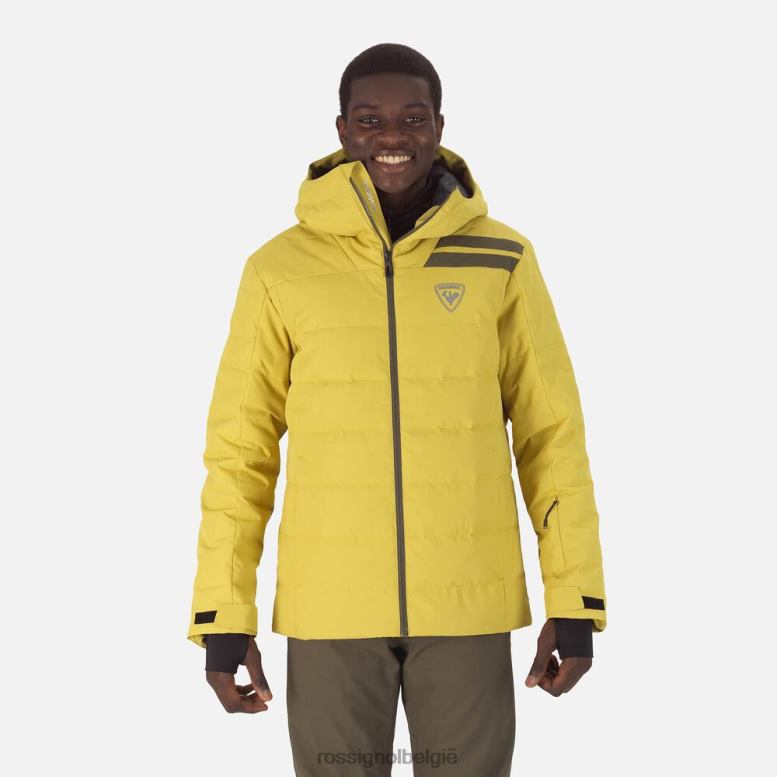 Heren rapide ski-jas tuinkersgroen toppen Rossignol NF00D179