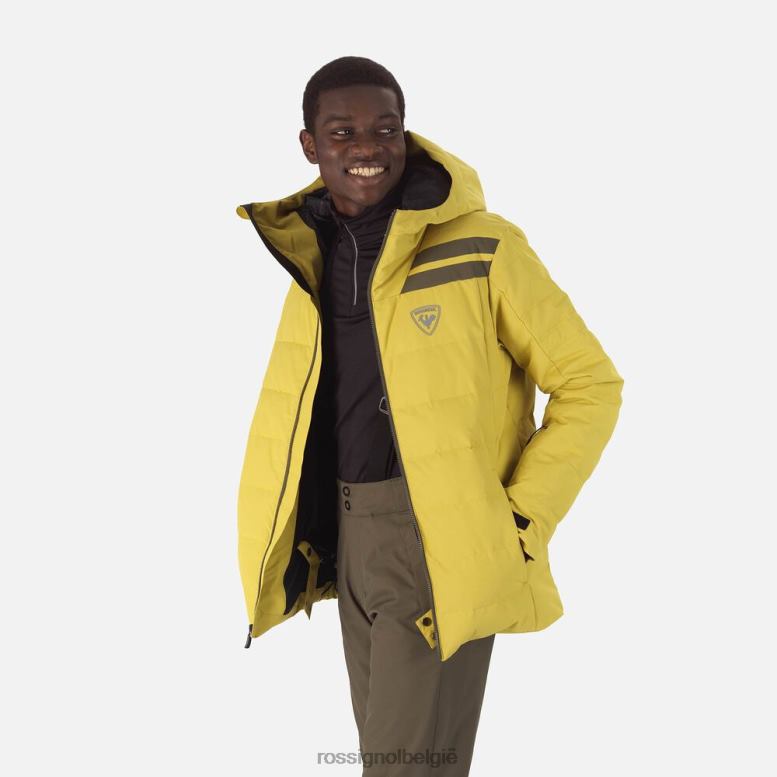 Heren rapide ski-jas tuinkersgroen toppen Rossignol NF00D179
