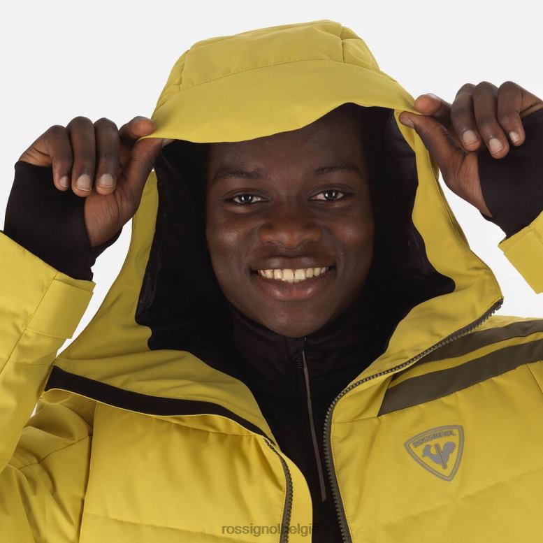 Heren rapide ski-jas tuinkersgroen toppen Rossignol NF00D179