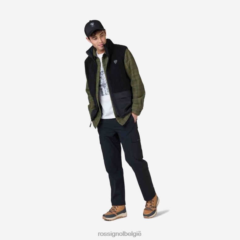 Heren fleecevest zwart toppen Rossignol NF00D314