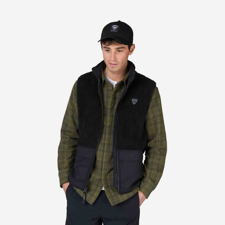 Heren fleecevest zwart toppen Rossignol NF00D314