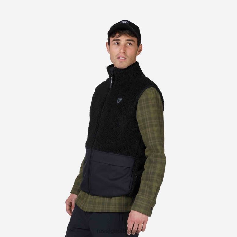 Heren fleecevest zwart toppen Rossignol NF00D314
