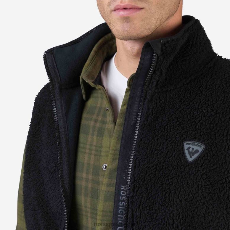 Heren fleecevest zwart toppen Rossignol NF00D314