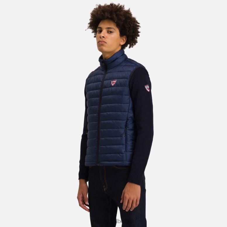 Heren geïsoleerd vest 180gr donkermarine toppen Rossignol NF00D152