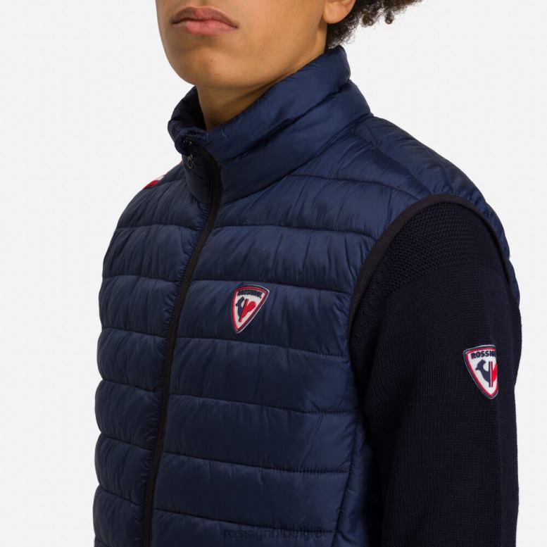 Heren geïsoleerd vest 180gr donkermarine toppen Rossignol NF00D152