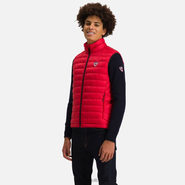 Heren geïsoleerd vest 180gr karmijn toppen Rossignol NF00D500