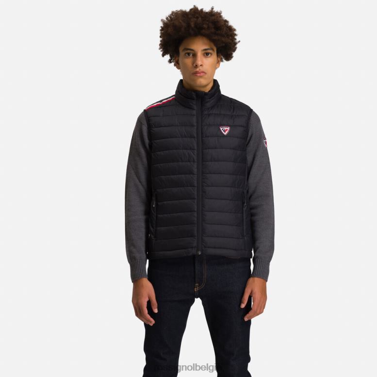 Heren geïsoleerd vest 180gr zwart toppen Rossignol NF00D578