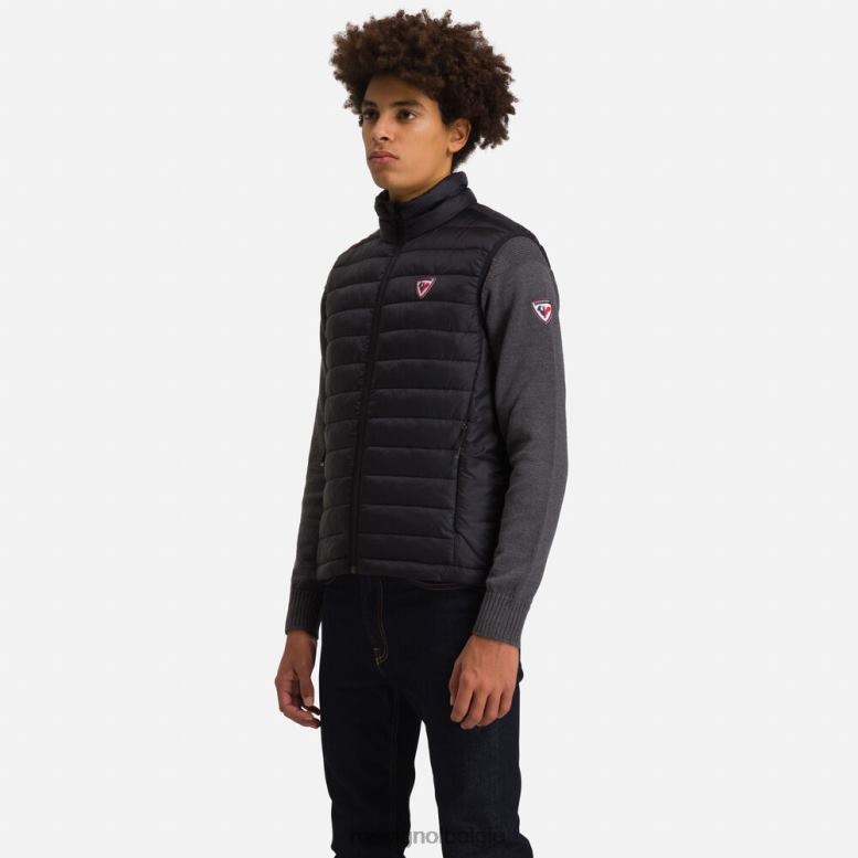 Heren geïsoleerd vest 180gr zwart toppen Rossignol NF00D578