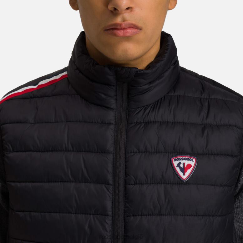 Heren geïsoleerd vest 180gr zwart toppen Rossignol NF00D578