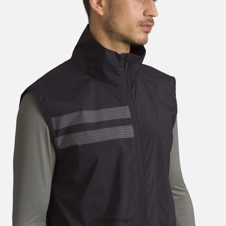 Heren lichtgewicht ademend vest zwart toppen Rossignol NF00D408