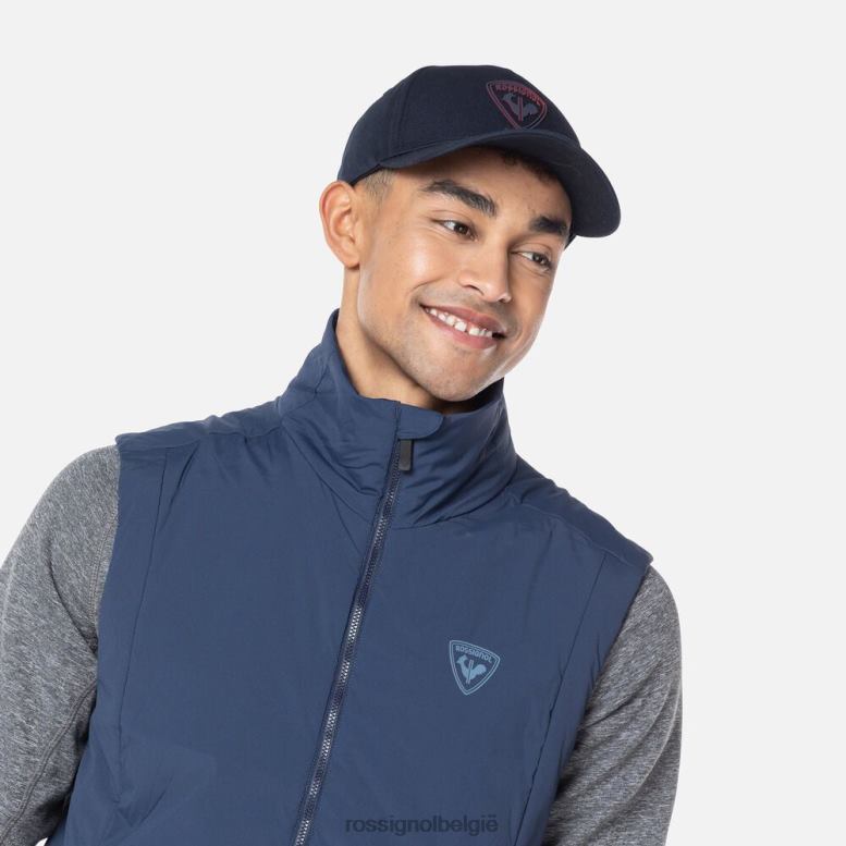 Heren vest aan de zijkant donkermarine toppen Rossignol NF00D406