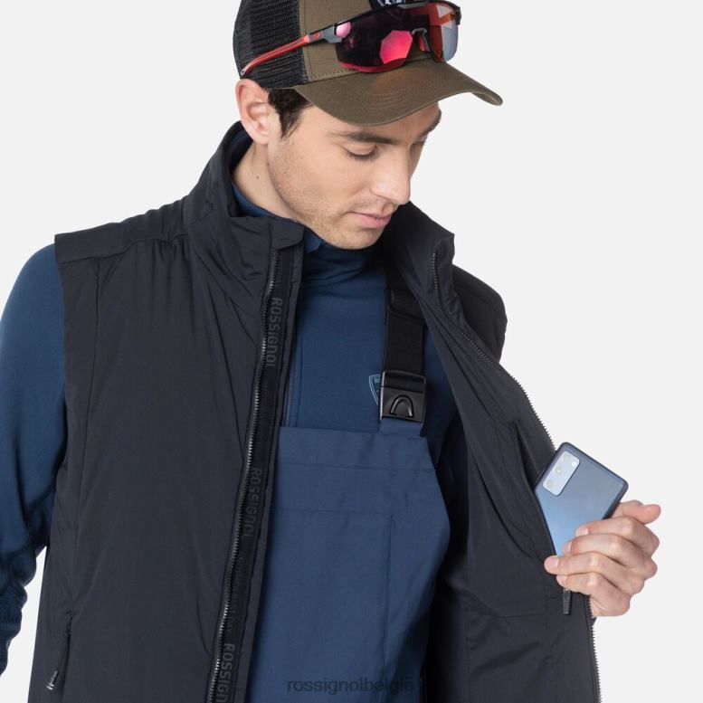 Heren vest aan de zijkant zwart toppen Rossignol NF00D343