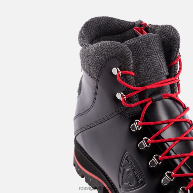 Heren Chamonix-laarzen uit 1907 glanzendzwart schoenen Rossignol NF00D170