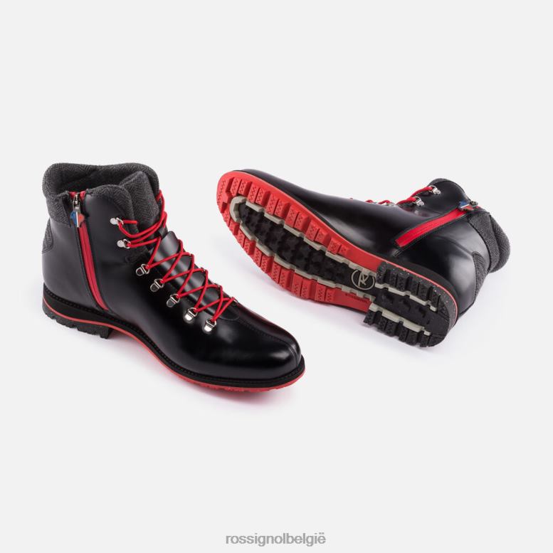 Heren Chamonix-laarzen uit 1907 glanzendzwart schoenen Rossignol NF00D170