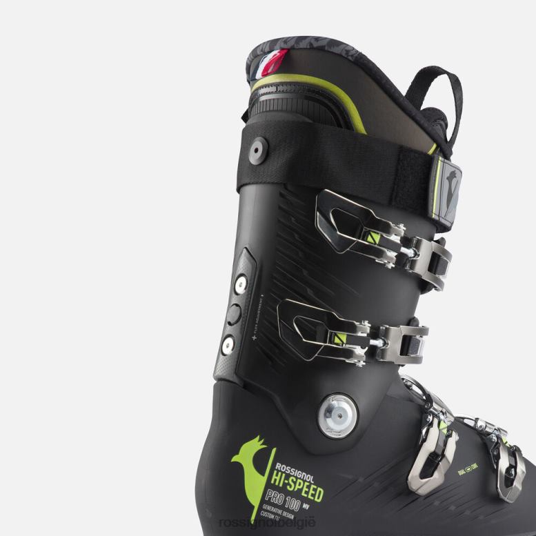 Heren skischoenen op de piste hi-speed pro 100 mv nieuwe stijl schoenen Rossignol NF00D213