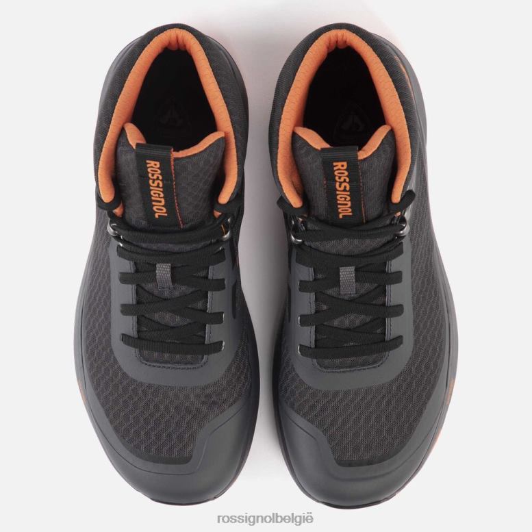 Heren lichtgewicht wandelschoenen donker grijs schoenen Rossignol NF00D317